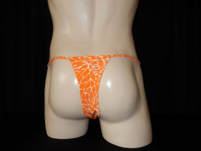 T Back Boodie Swimwear - Orange Print